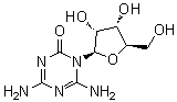 结构式 CAS# 105331-00-8, 6-氨基-5-氮杂胞苷