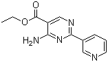 4-Amino-2-(3-pyridinyl)-5-pyrimidinecarboxylic acid ethyl ester molecular structure (CAS 1053656-10-2)
