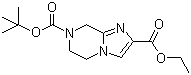 5,6-Dihydroimidazo[1,2-a]pyrazine-2,7(8H)-dicarboxylic acid 7-tert-butyl 2-ethyl ester molecular structure (CAS 1053656-22-6)