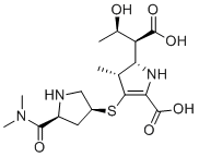 Meropenem EP impurity A molecular structure (CAS 1053703-36-8)