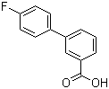 结构式 CAS# 10540-39-3, 4'-氟联苯-3-甲酸