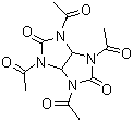 结构式 CAS# 10543-60-9, 四乙酰甘脲; N,N',N'',N'''-四乙酰甘脲
