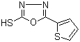 5-(2-Thienyl)-1,3,4-oxadiazole-2-thiol molecular structure (CAS 10551-15-2)