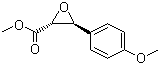 (2R,3S)-3-(4-甲氧基苯基)环氧乙烷-2-甲酸甲酯分子结构 (CAS 105560-93-8)