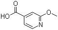 structure of CAS# 105596-63-2, 2-Methoxy-4-pyridinecarboxylic acid;2-Methoxyisonicotinic acid