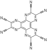 structure of CAS# 105598-27-4, 2,3,6,7,10,11-Hexacyano-1,4,5,8,9,12-hexaazatriphenylene;Dipyrazino[2,3-f:2',3'-h]quinoxaline-2,3,6,7,10,11-hexacarbonitrile; HAT-CN