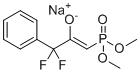 (Z)-1-(二甲氧基磷酰)-3,3-二氟-3-苯基丙-1-烯-2-醇钠分子结构 (CAS 1055985-86-8)