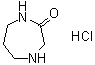 Hexahydro-2H-1,4-diazepin-2-one hydrochloride (1:1) molecular structure (CAS 1056010-05-9)