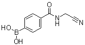 B-[4-[[(Cyanomethyl)amino]carbonyl]phenyl]boronic acid molecular structure (CAS 1056636-11-3)