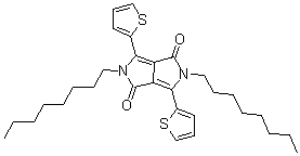 2,5-Dihydro-2,5-dioctyl-3,6-di-2-thienylpyrrolo[3,4-c]pyrrole-1,4-dione molecular structure (CAS 1057401-08-7)