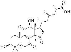 Ganoderic acid C 6 molecular structure (CAS 105742-76-5)