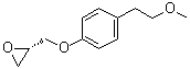 (+)-4-(2-Methoxyethyl)phenyl glycidyl ether molecular structure (CAS 105780-38-9)