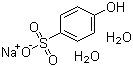 结构式 CAS# 10580-19-5, 二水对羟基苯磺酸钠