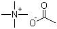 Tetramethylammonium acetate molecular structure (CAS 10581-12-1)