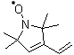 3-Ethenyl-2,5-dihydro-2,2,5,5-tetramethyl-1H-pyrrol-1-yloxy molecular structure (CAS 105843-07-0)
