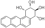 (1alpha,2alpha,3beta,4alpha)-1,2,3,4-Tetrahydro-benz[a]anthracene-1,2,3,4-tetrol molecular structure (CAS 105880-23-7)