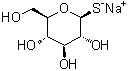 1-Thio-beta-D-glucopyranose sodium salt molecular structure (CAS 10593-29-0)