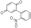 2-(2-Nitrophenyl)-2,5-cyclohexadiene-1,4-dione molecular structure (CAS 105946-79-0)