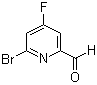 6-溴-4-氟-2-吡啶甲醛分子结构 (CAS 1060809-22-4)