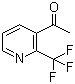 1-[2-(Trifluoromethyl)-3-pyridinyl]ethanone molecular structure (CAS 1060810-84-5)