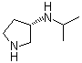 (3R)-N-(1-甲基乙基)-3-氨基吡咯烷分子结构 (CAS 1061682-29-8)
