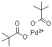 structure of CAS# 106224-36-6, Palladium dipivalate;2,2-Dimethylpropanoic acid palladium salt