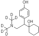 4-[2-[Di(methyl-d<sub>3</sub>)amino]-1-(1-hydroxycyclohexyl)ethyl]phenol molecular structure (CAS 1062605-69-9)
