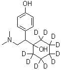 DL-O-Desmethyl Venlafaxine-d<sub>10</sub> molecular structure (CAS 1062607-49-1)