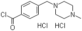 4-(4-Methylpiperazinylmethyl)benzoyl chloride dihydrochloride molecular structure (CAS 106261-64-7)
