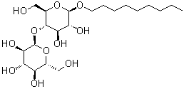 Nonyl 4-O-alpha-D-glucopyranosyl-beta-D-glucopyranoside molecular structure (CAS 106402-05-5)