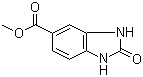 结构式 CAS# 106429-57-6, 2-氧代-2,3-二氢-1H-1,3-苯并咪唑-5-羧酸甲酯