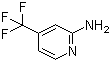 2-Amino-4-(trifluoromethyl)pyridine molecular structure (CAS 106447-97-6)