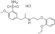 Tamsulosin hydrochloride  molecular structure (CAS 106463-17-6)