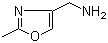 2-Methyl-4-oxazolemethanamine molecular structure (CAS 1065073-45-1)