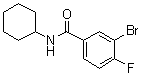 3-Bromo-N-cyclohexyl-4-fluorobenzamide molecular structure (CAS 1065074-00-1)