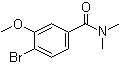4-Bromo-3-methoxy-N,N-dimethylbenzamide molecular structure (CAS 1065074-12-5)