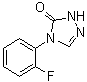 structure of CAS# 1065074-15-8, 4-(2-Fluorophenyl)-2,4-dihydro-3H-1,2,4-triazol-3-one