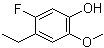 4-Ethyl-5-fluoro-2-methoxyphenol molecular structure (CAS 1065076-45-0)