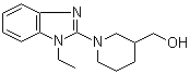 1-(1-Ethyl-1H-benzimidazol-2-yl)-3-piperidinemethanol molecular structure (CAS 1065483-94-4)
