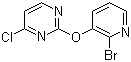 2-[(2-Bromo-3-pyridinyl)oxy]-4-chloropyrimidine molecular structure (CAS 1065484-67-4)