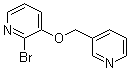 structure of CAS# 1065484-76-5, 2-Bromo-3-(3-pyridinylmethoxy)pyridine
