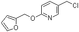 5-(氯甲基)-2-(2-呋喃基甲氧基)吡啶分子结构 (CAS 1065484-87-8)