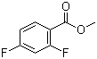 Methyl 2,4-difluorobenzoate molecular structure (CAS 106614-28-2)