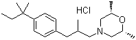 Amorolfine hydrochloride molecular structure (CAS 106614-68-0)