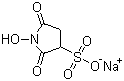 结构式 CAS# 106627-54-7, N-羟基琥珀酰亚胺磺酸钠盐
