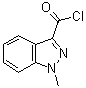 1-Methyl-1H-indazole-3-carbonyl chloride molecular structure (CAS 106649-02-9)