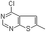 4-Chloro-6-methylthieno[2,3-d]pyrimidine molecular structure (CAS 106691-21-8)