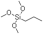 结构式 CAS# 1067-25-0, 丙基三甲氧基硅烷