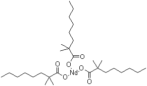 Neodymium neocaprate molecular structure (CAS 106726-11-8)