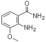 结构式 CAS# 106782-78-9, 3-甲氧基-2-氨基苯甲酰胺